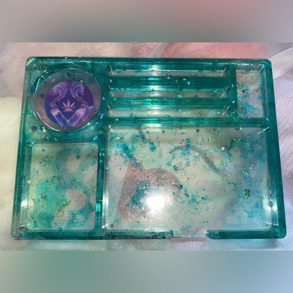 Ocean blue Rolling tray